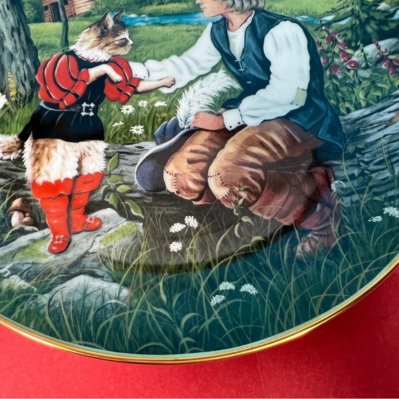 Kaiser West Germany Porcelain Classic Fairy Tales Collectors Plate Puss In Boots - Picture 9 of 12